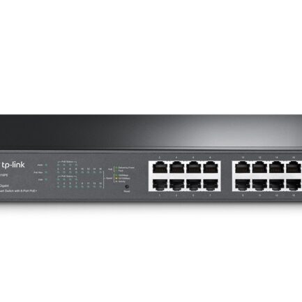 TP-Link TL-SG1016PE v5.20, 16-Port Gigabit Easy Smart Switch with 8-Port PoE+