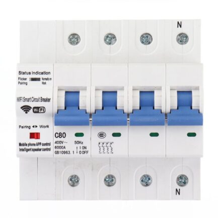 Zemismart WiFi Relay Tuya Smart Life APP Control Smart Home Timer Remote Control (4P-25A)